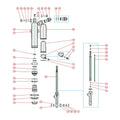 Kayaba Rear shock spare parts KYB - Fantic/Honda/Husqvarna/Kawasaki/Sherco/Suzuki/Yamaha (2043)