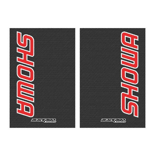 Blackbird Racing Kit sticker for Showa fork guard with background
