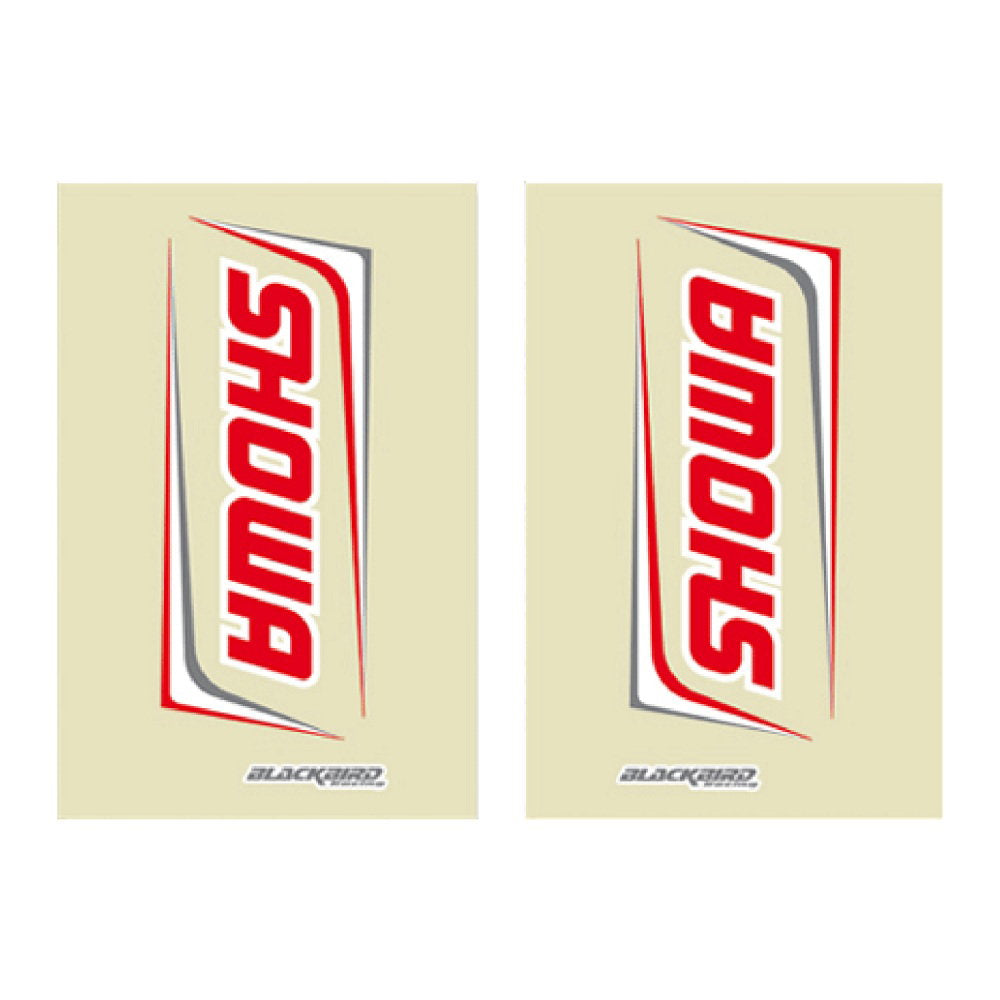Blackbird Racing Kit sticker for Showa 2017 fork guard with transparent background
