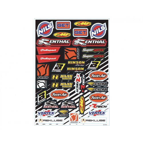 Blackbird Racing Kit sticker Logo sponsor - D