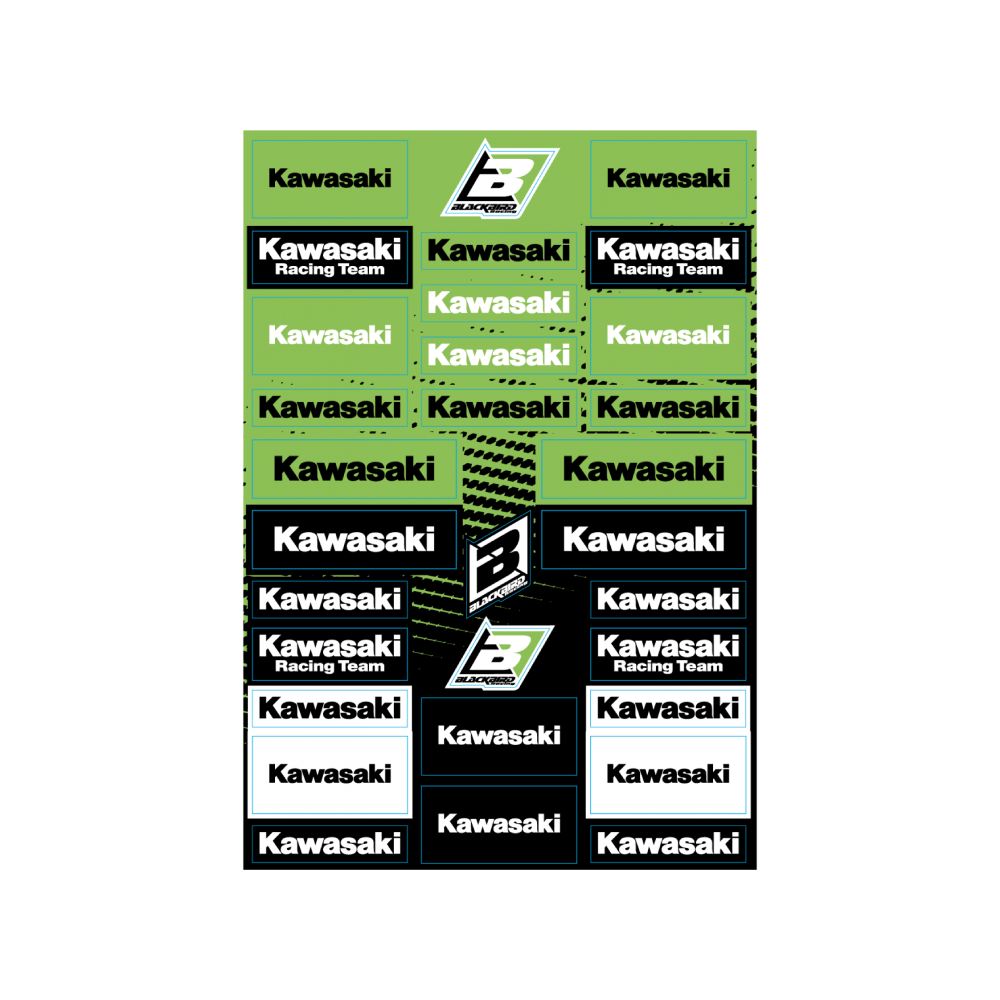 Blackbird Racing Kit sticker Logo Kawasaki