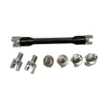 Spoke wrench with inserts