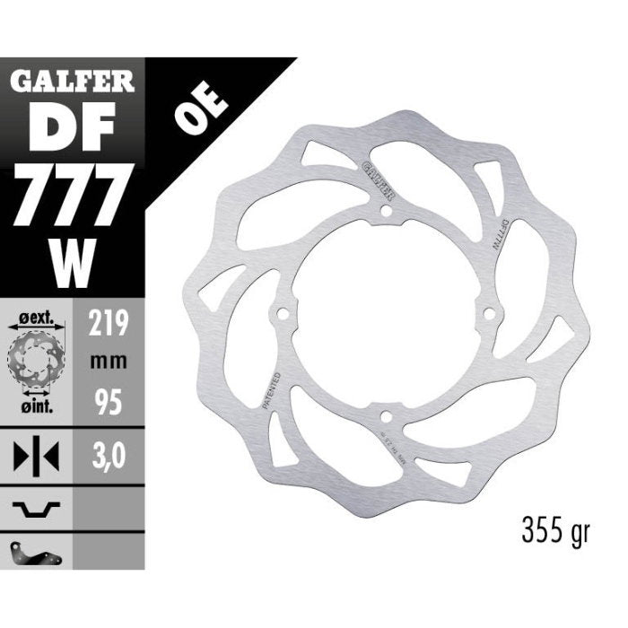 Brake disc Galfer Wave KTM SX 85 (2003 - 2012)