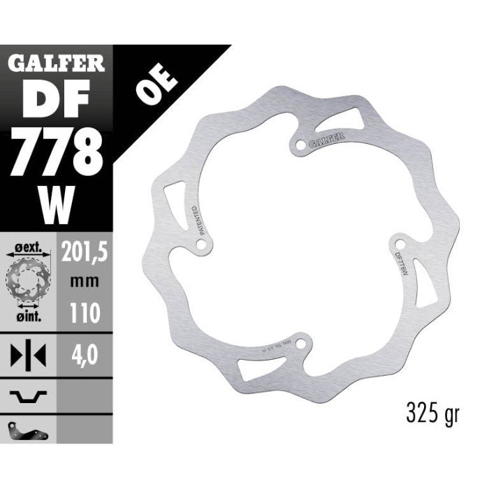 Brake disc Galfer Wave KTM SX 85 (2003 - 2010)
