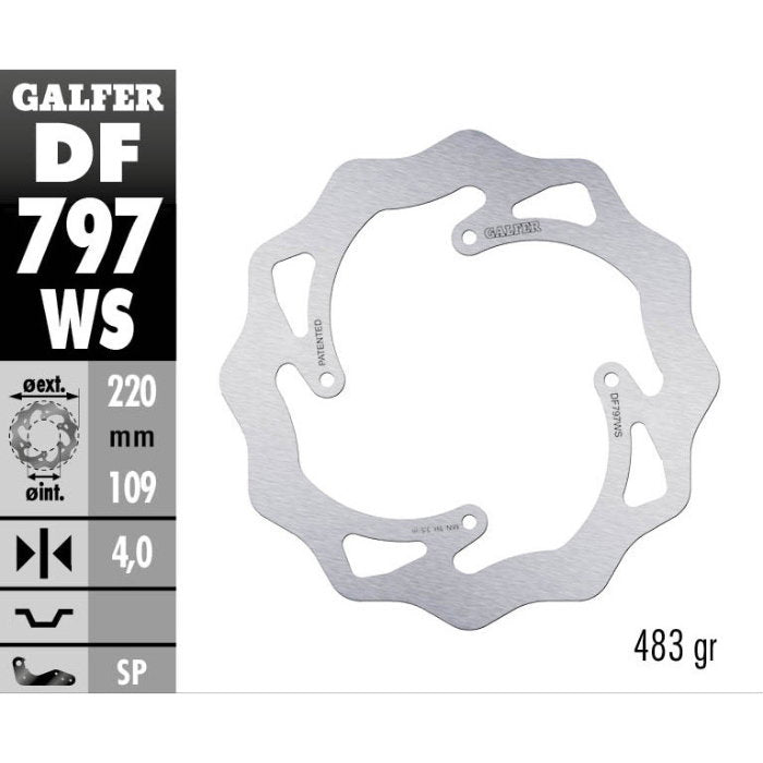 Brake disc Galfer Wave - Husqvarna/KTM (2013 - 2020)