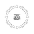 Clutch plates - Beta/Fantic/Yamaha (1988 - 2025)