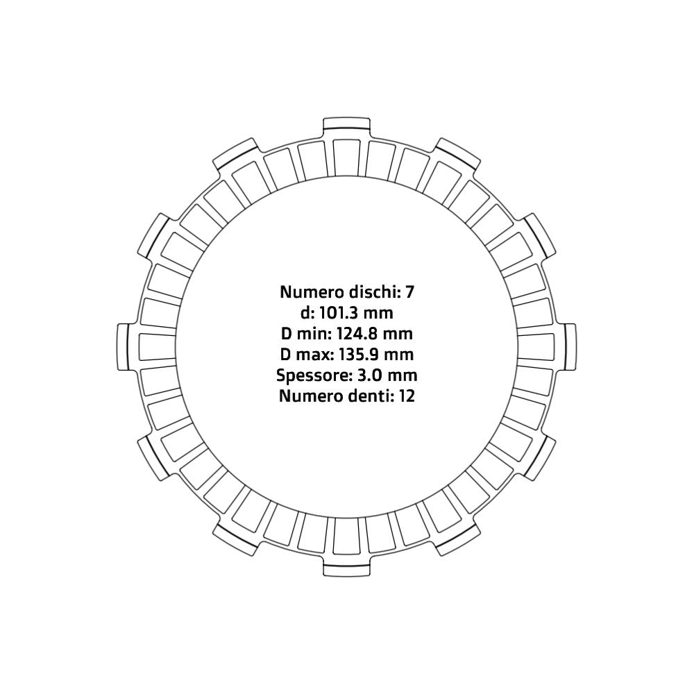 Clutch plates - Beta/Honda/Husaberg/Husqvarna/KTM (1987 - 2025)