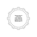 Clutch plates - Honda/Husaberg/KTM (2000 - 2013)