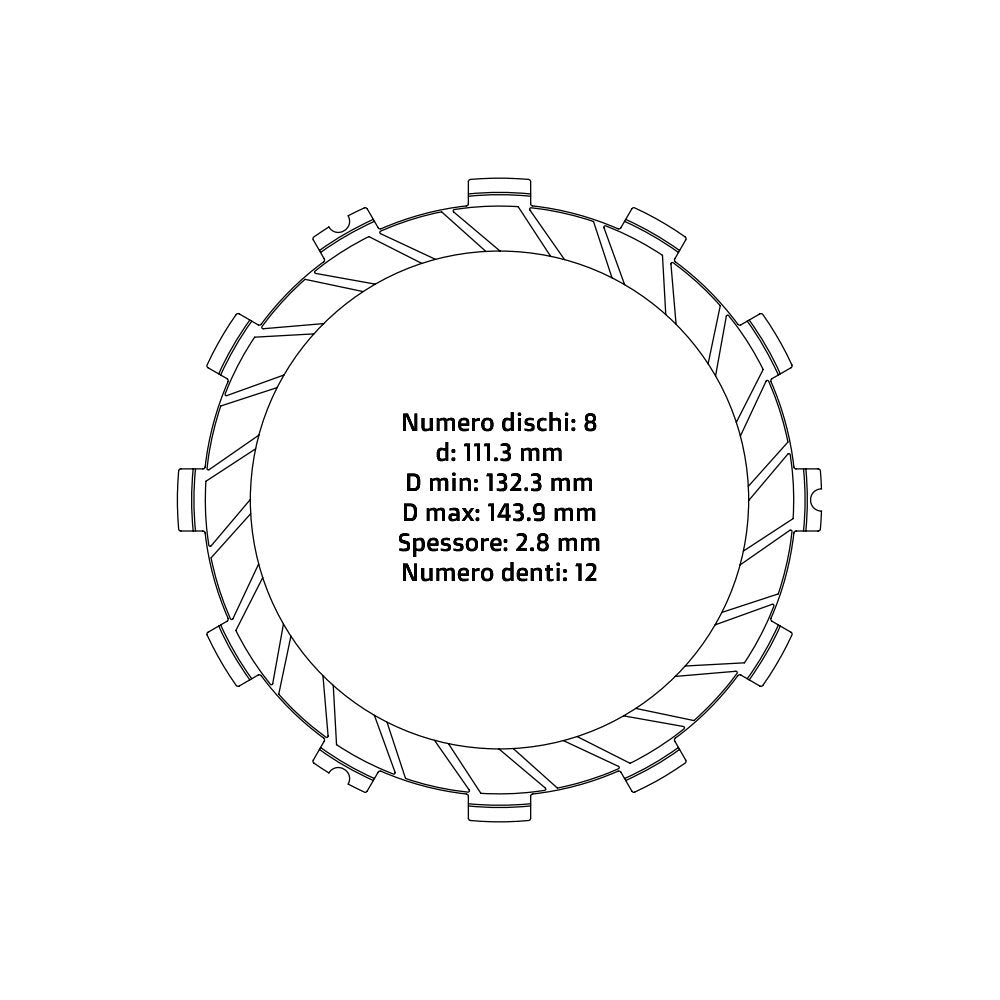 Clutch plates - Beta/Fantic/Kawasaki/Suzuki/Triumph/Yamaha (1992 - 2025)