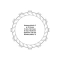 Clutch plates Kawasaki KX 125 (1997 - 2008)