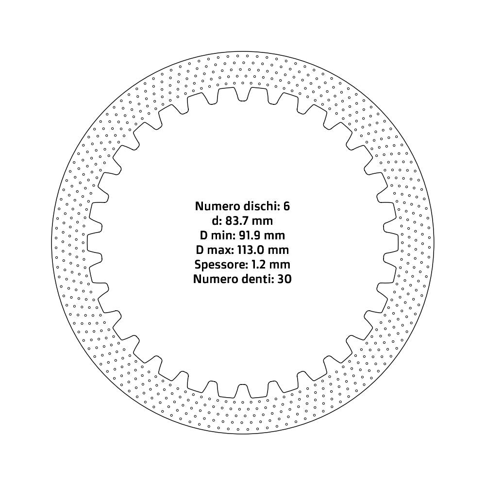 Clutch plates - Husqvarna/KTM (2003 - 2017)