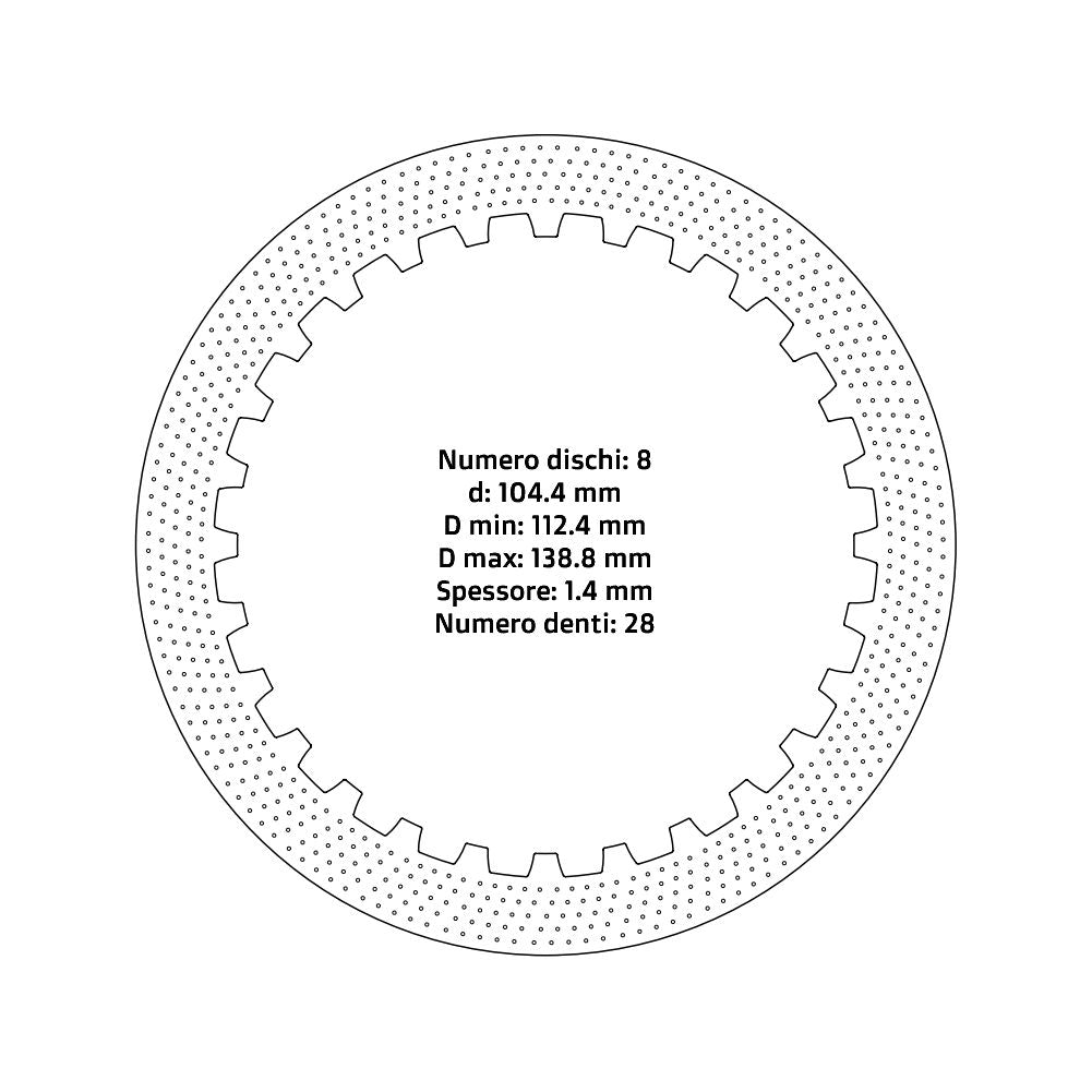 Clutch plates KTM SX-F 450 (2007 - 2011)