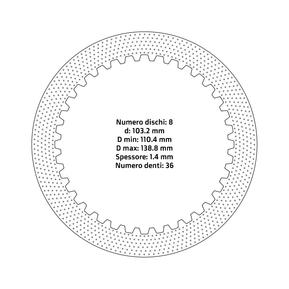 Clutch plates - Husaberg/KTM (2009 - 2012)