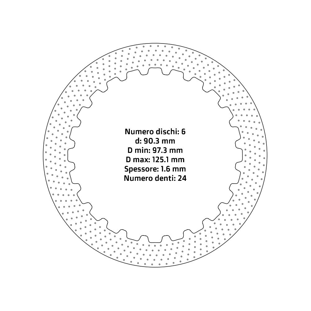 Clutch plates - Honda/Husaberg/Husqvarna/KTM (1987 - 2018)