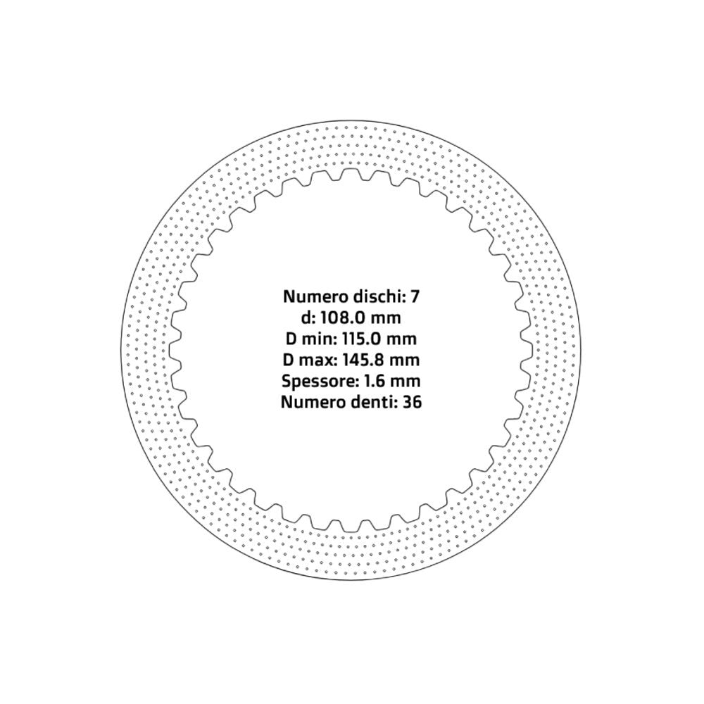 Clutch plates - Kawasaki/Suzuki (2005 - 2025)
