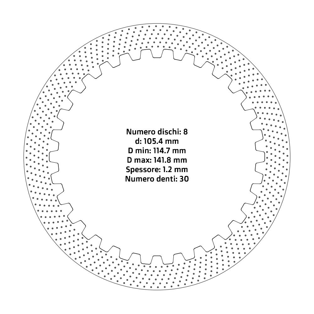 Clutch plates - Yamaha (2000 - 2006)