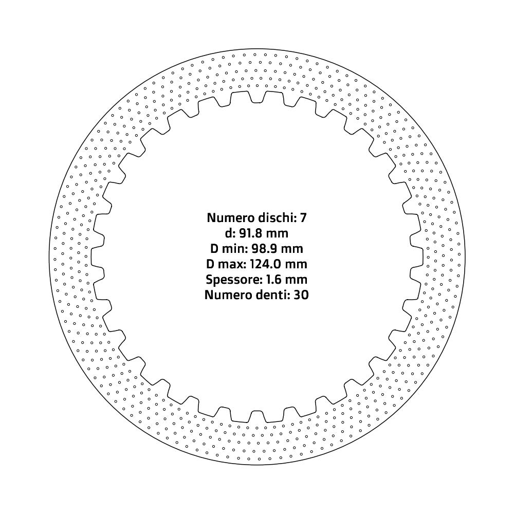 Clutch plates - Fantic/Yamaha (1991 - 2025)