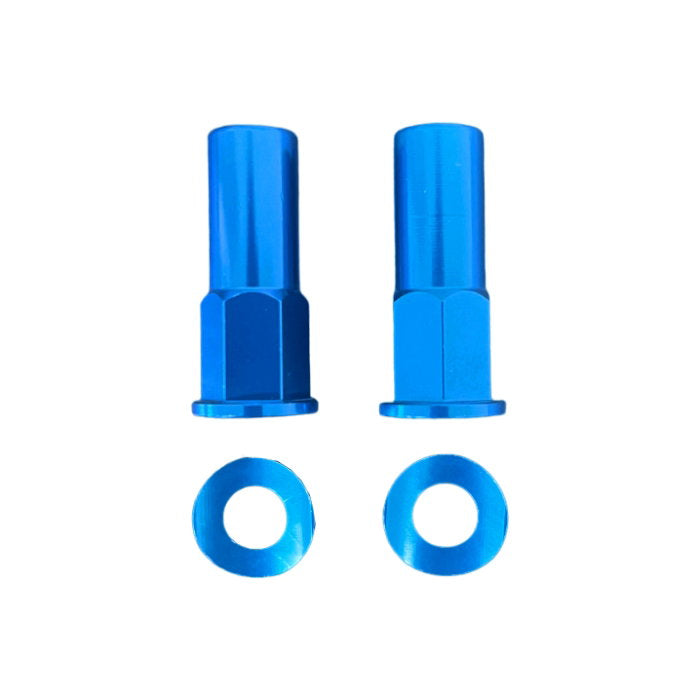 Pair of rim lock nuts