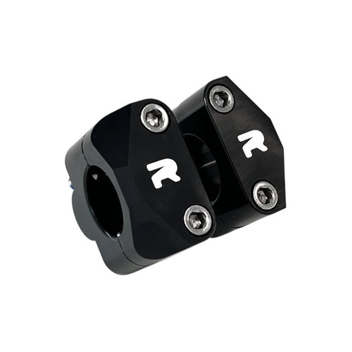 Adapter kit for 28.6 mm handlebars on triple clamps da 22 mm black