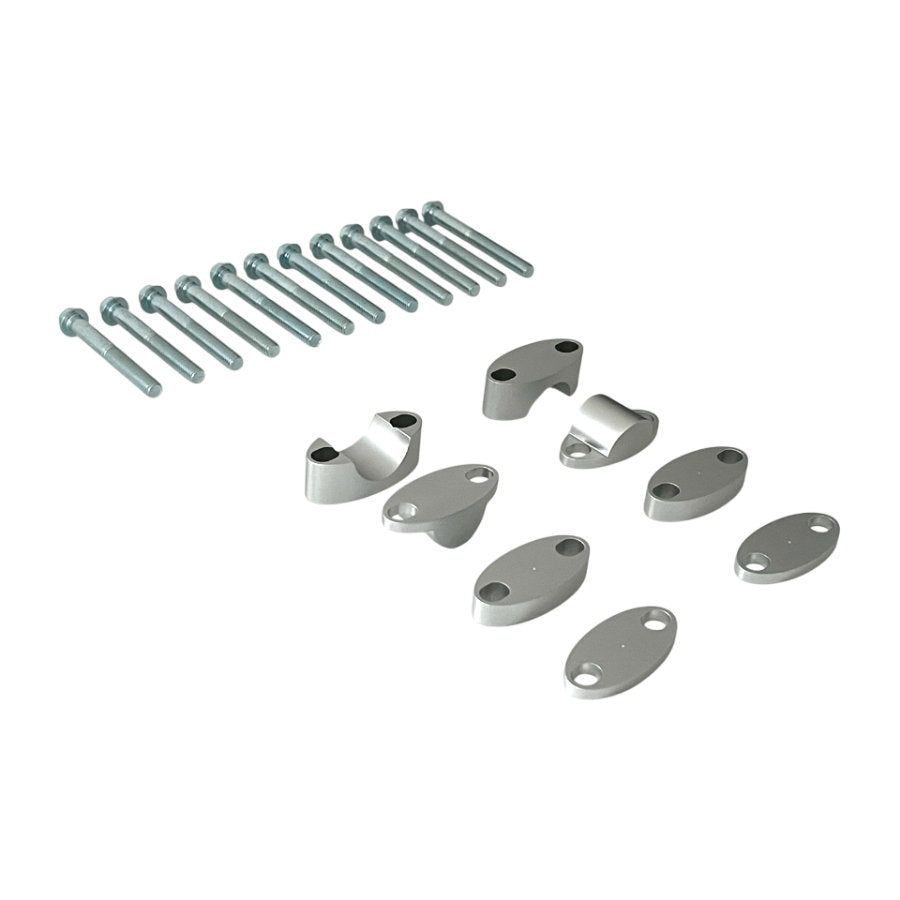 Handlebar riser kit grey
