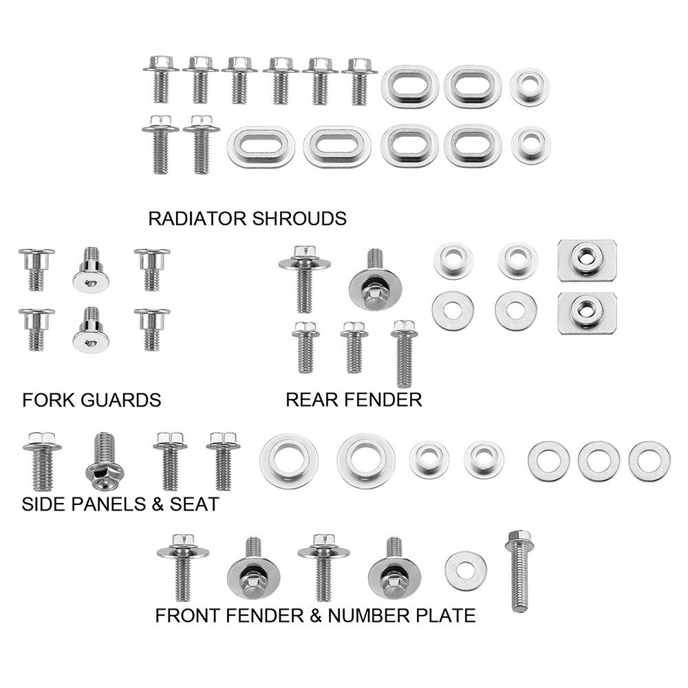 Plastics Screw Kit - Yamaha (2006 - 2014)