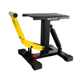 Motorcycle lift stand fixed damped