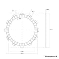 FCC Clutch Clutch Discs (Friction) FCC Kawasaki KX 250 F (2004 - 2025)