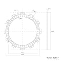 FCC Clutch Clutch Discs (Friction) FCC - Suzuki (1988 - 1995)
