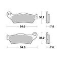Brake pads Galfer - Ducati/GASGAS/Husaberg/Husqvarna/Kawasaki/KTM/Sherco/TM Racing/Triumph (1995 - 2026)