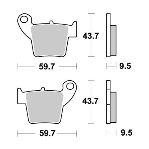 Brake pads Galfer - Honda (2002 - 2025)
