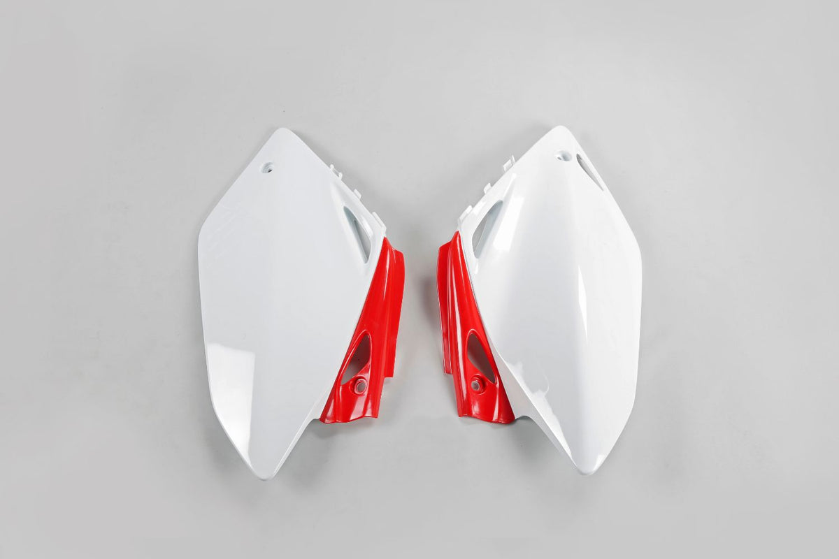 UFO Plast Side number plates Honda CRF 450 R (2007 - 2008)