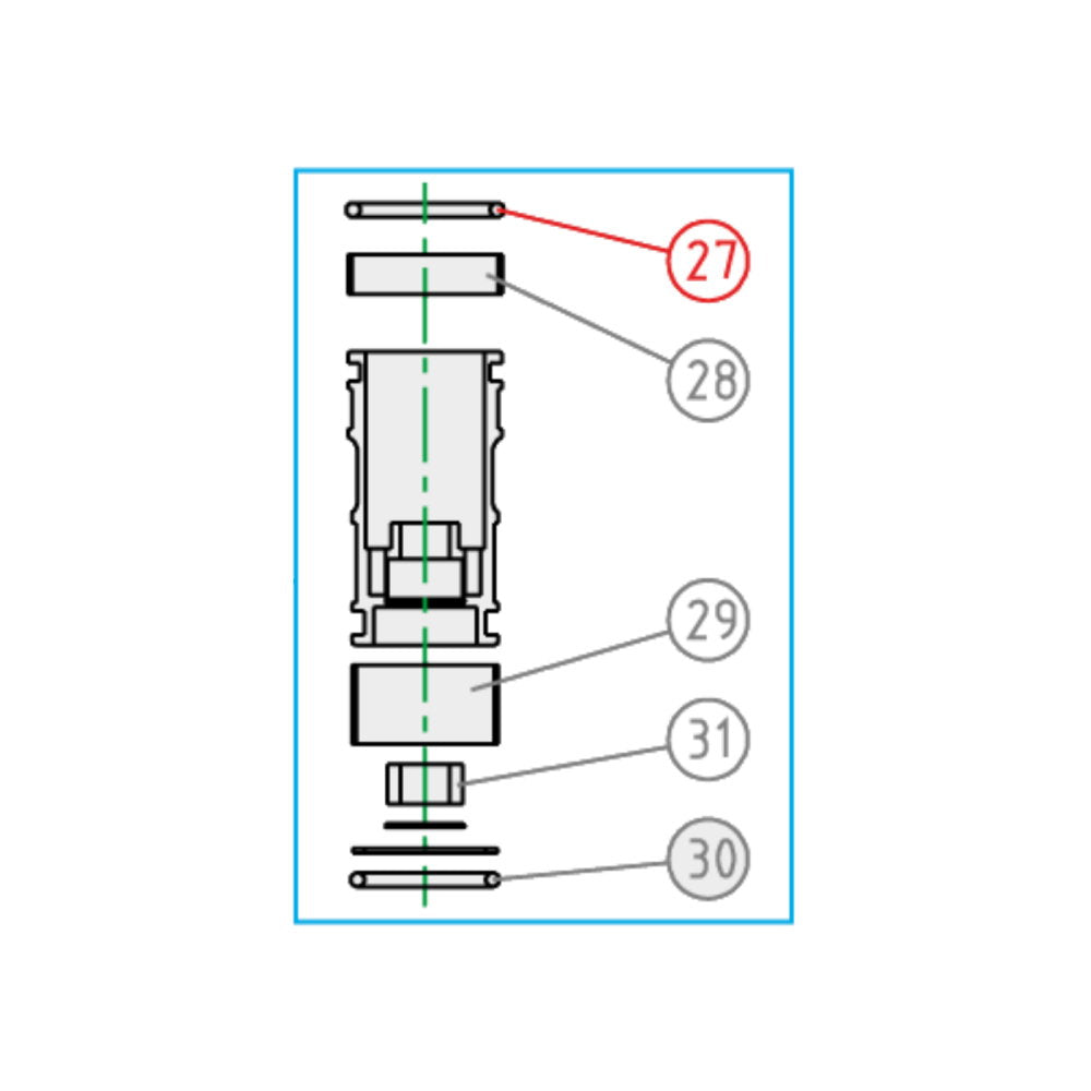Kayaba Free piston KYB O-ring - Honda/Kawasaki (2013 - 2014)