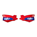 Pair of handguards OJC SHARK universal (blue sticker)