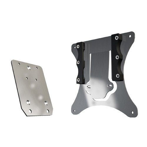 Removable click-clack license plate plate aluminium
