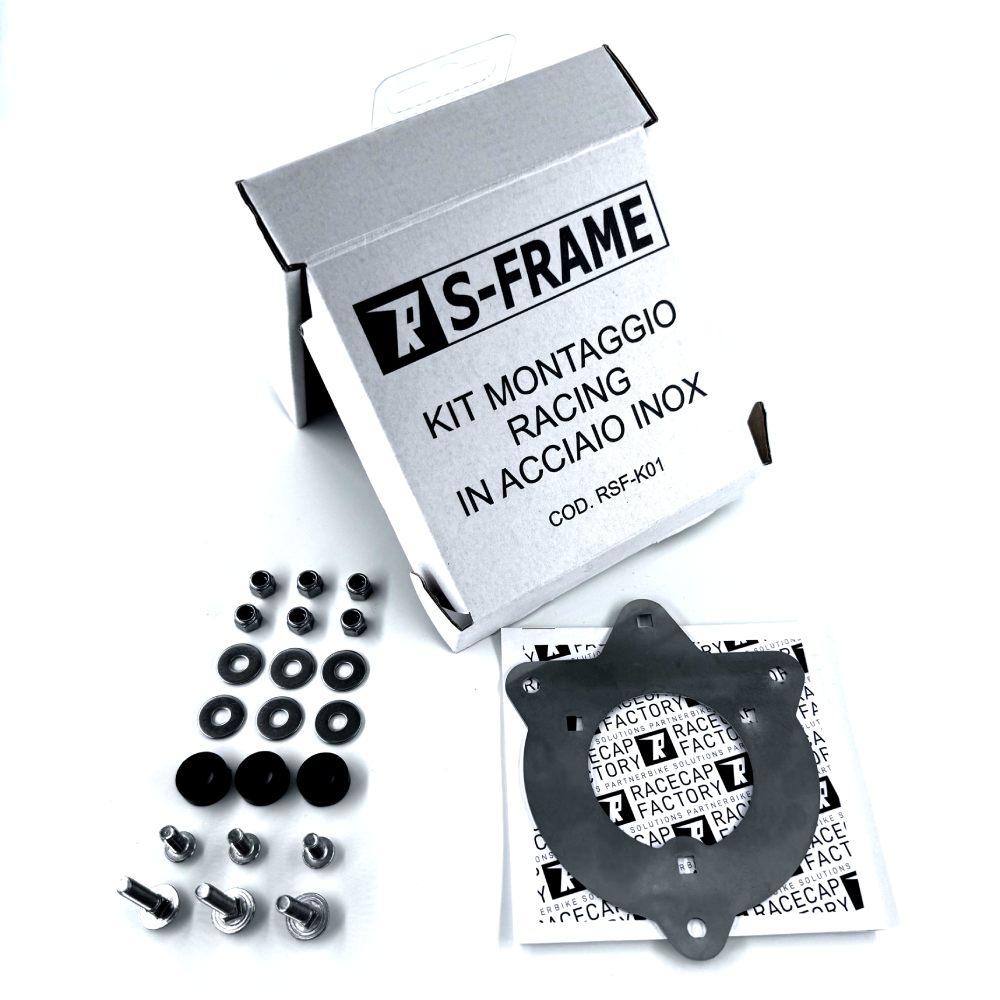 Racecap S-Frame license plate holder - racing tail mounting kit