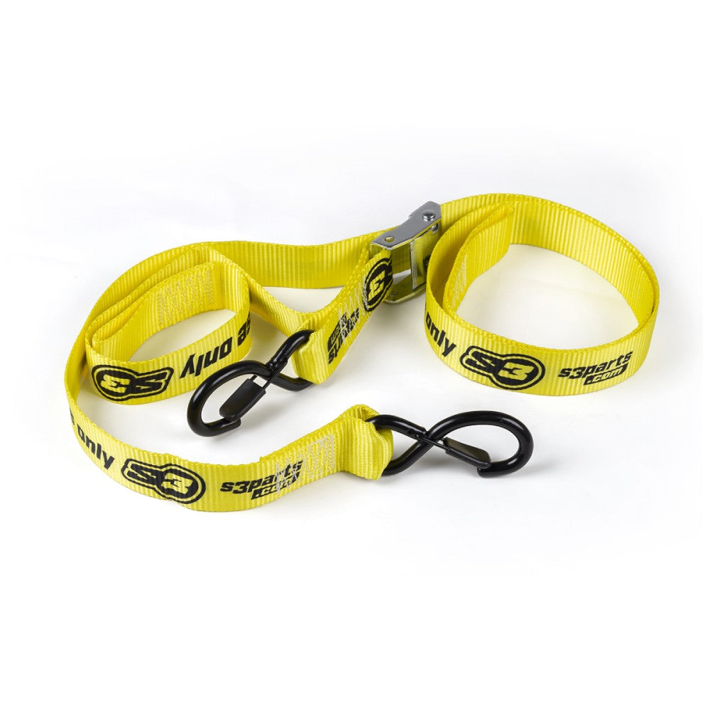 S3 Parts Single motorcycle strap Tie Down S3 yellow