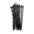 Reusable nylon zip ties 4,6 x 200 mm black