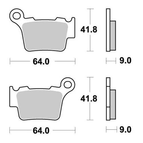 Brake pads WRP - Ducati/GASGAS/Husaberg/Husqvarna/KTM/Sherco/Triumph (2003 - 2025)