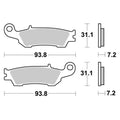 Brake pads WRP - Fantic/Yamaha (2007 - 2022)