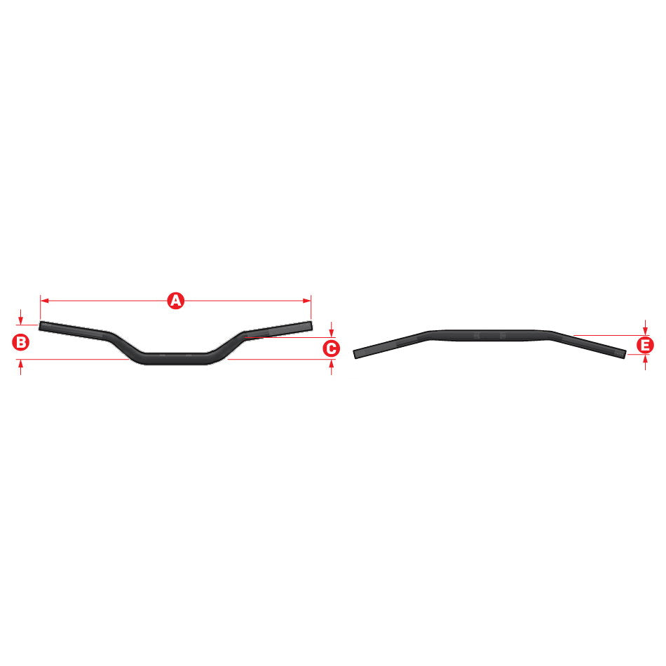 Handlebar Renthal 22 mm 7/8 bend RC