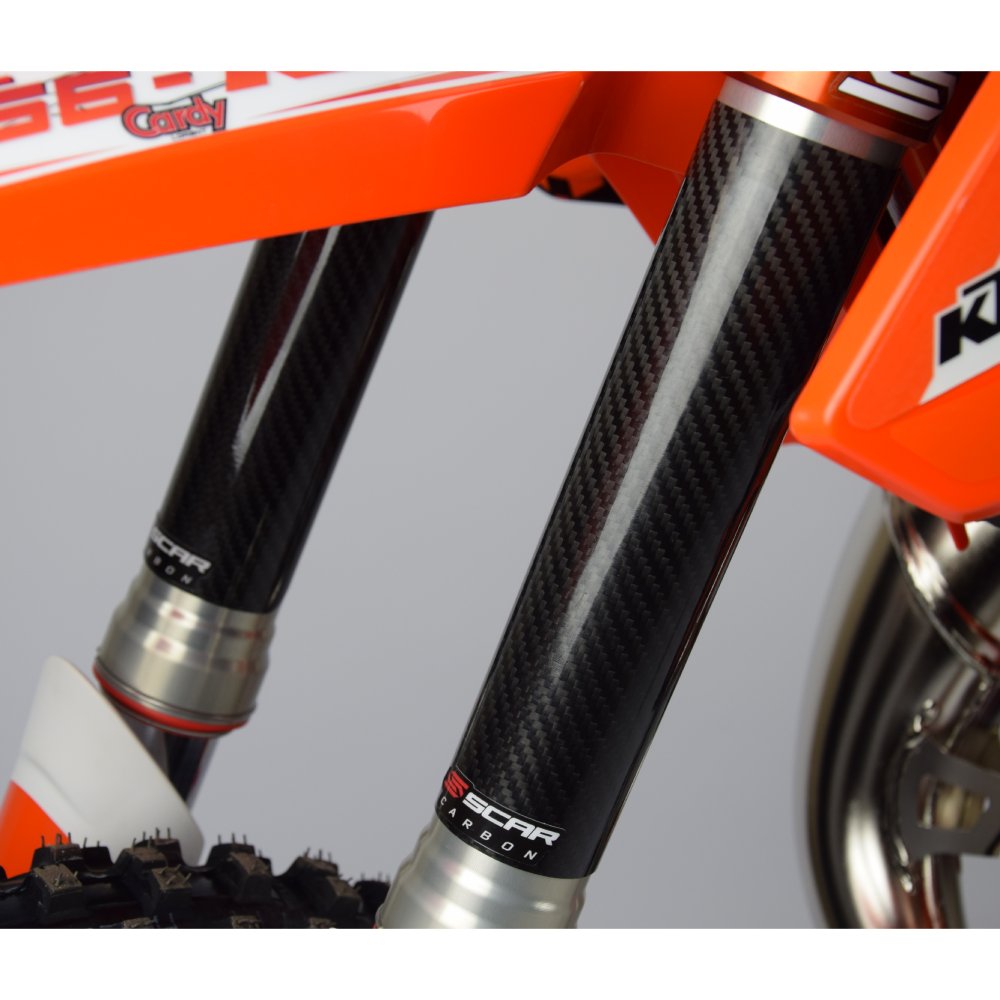 Scar Racing Pair of carbon lower fork guards Scar