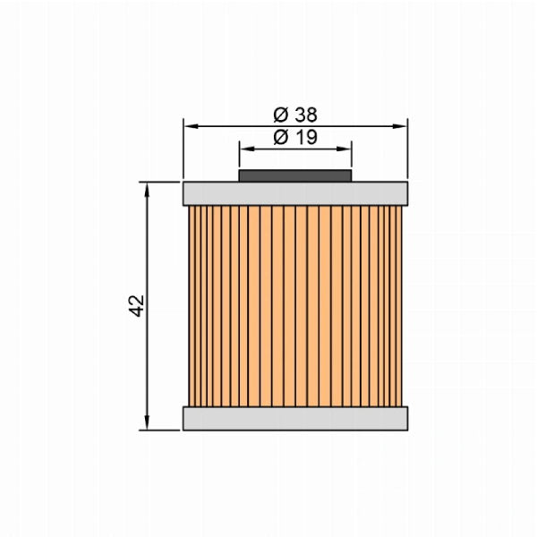 Twin Air Oil filter - Kawasaki/Suzuki (2004 - 2025)