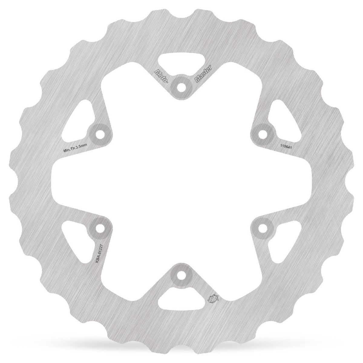 Moto Master Nitro Solid Rear Brake Disc - Yamaha YZ/WR (2002-2018)