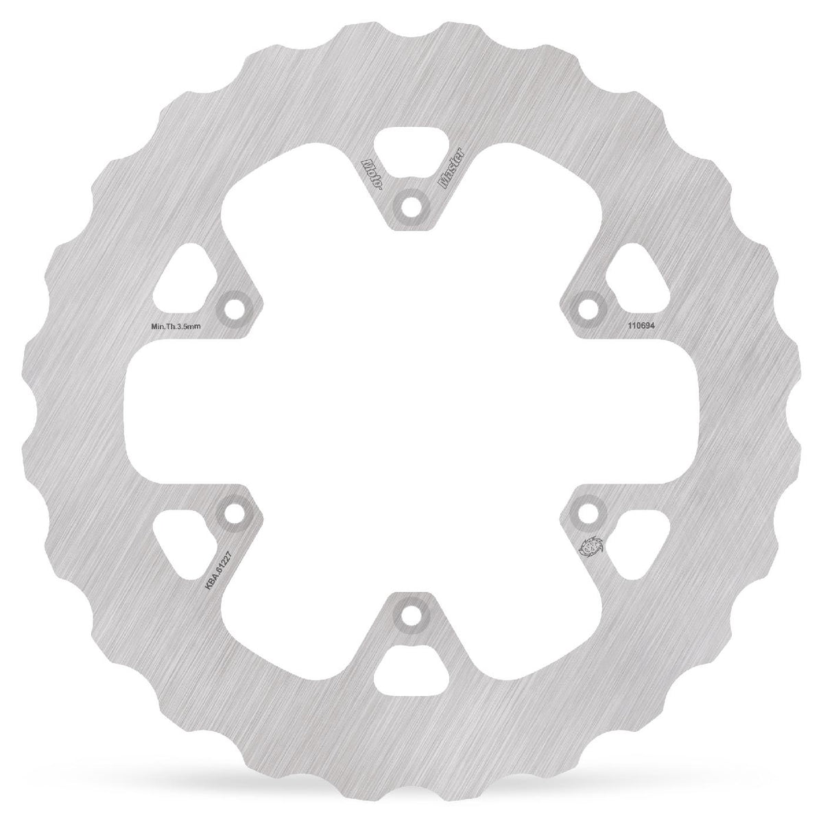 Moto Master Nitro Solid Rear Brake Disc - Beta RR/Xtrainer (2013-2025)