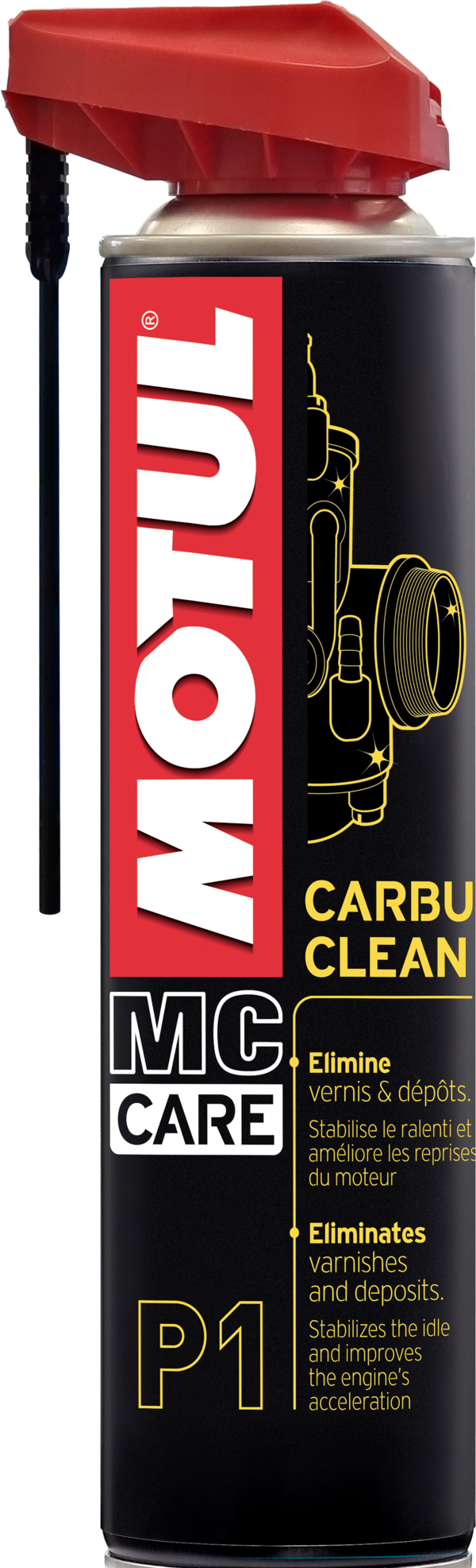 Motul P1 Carbu Clean Carburettor Cleaner Spray 400ml