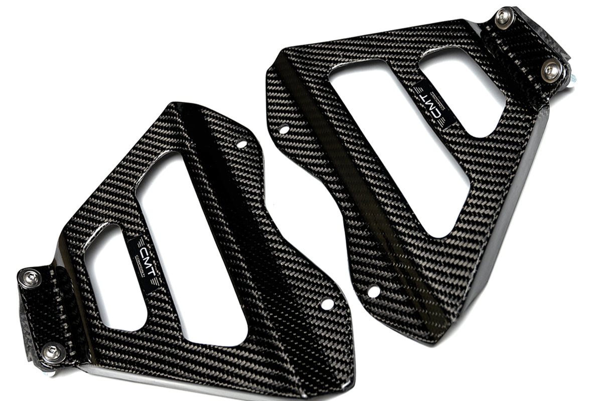 CMT Carbon Kit Radiator Braces - HONDA