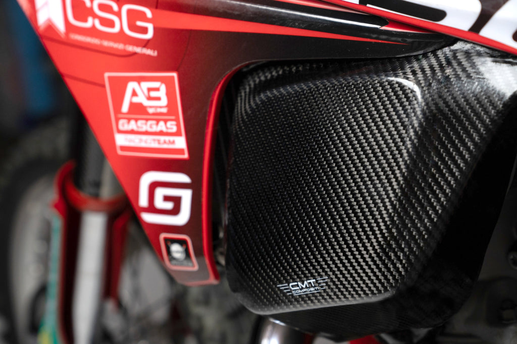 CMT Carbon Tank Lower Cover - GASGAS