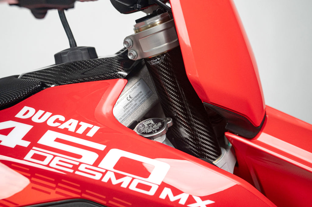 CMT Carbon Upper Fork Guards - DUCATI