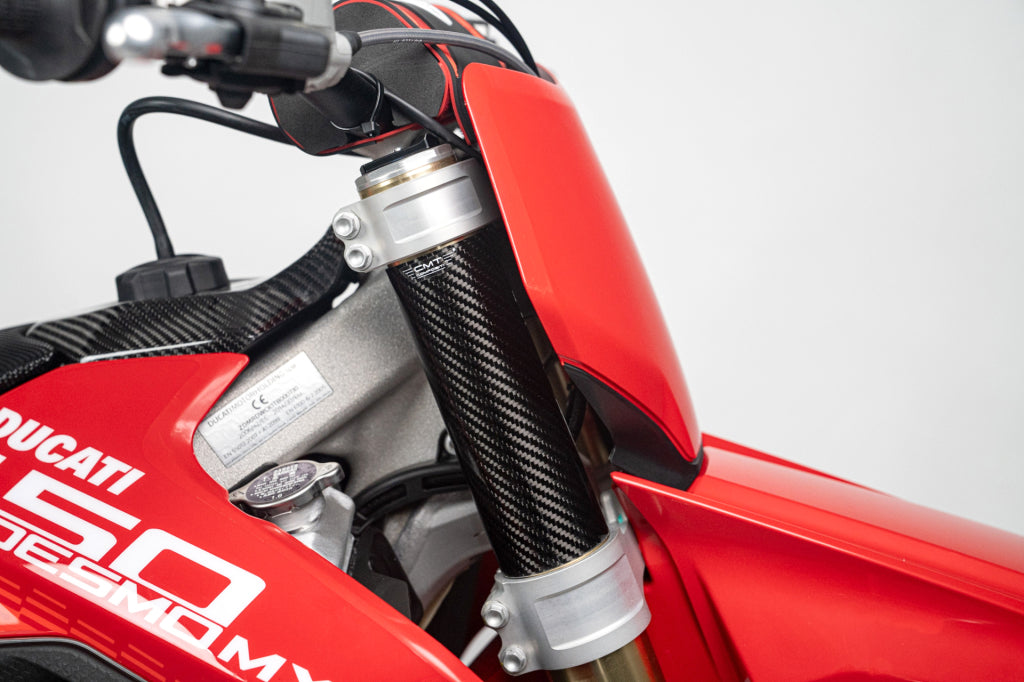 CMT Carbon Upper Fork Guards - DUCATI