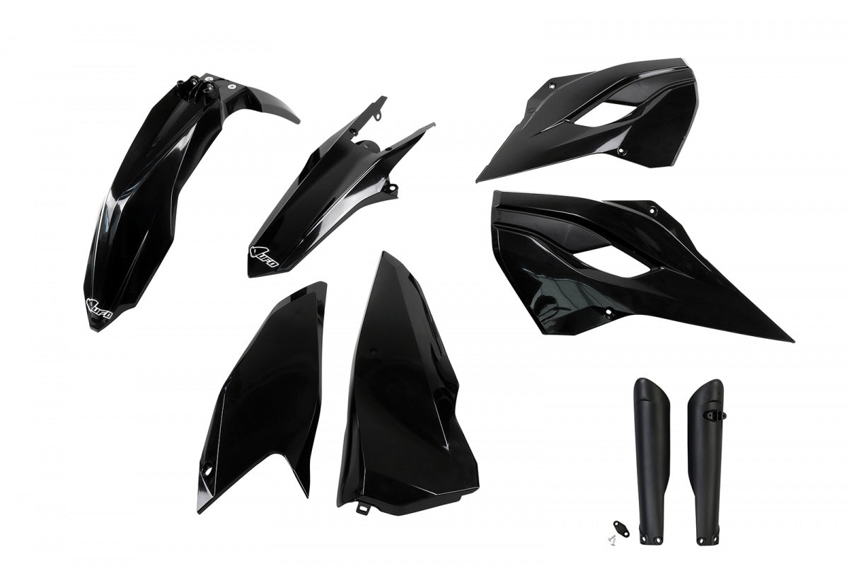 UFO Plastics Kit - Husqvarna TE/FE Black